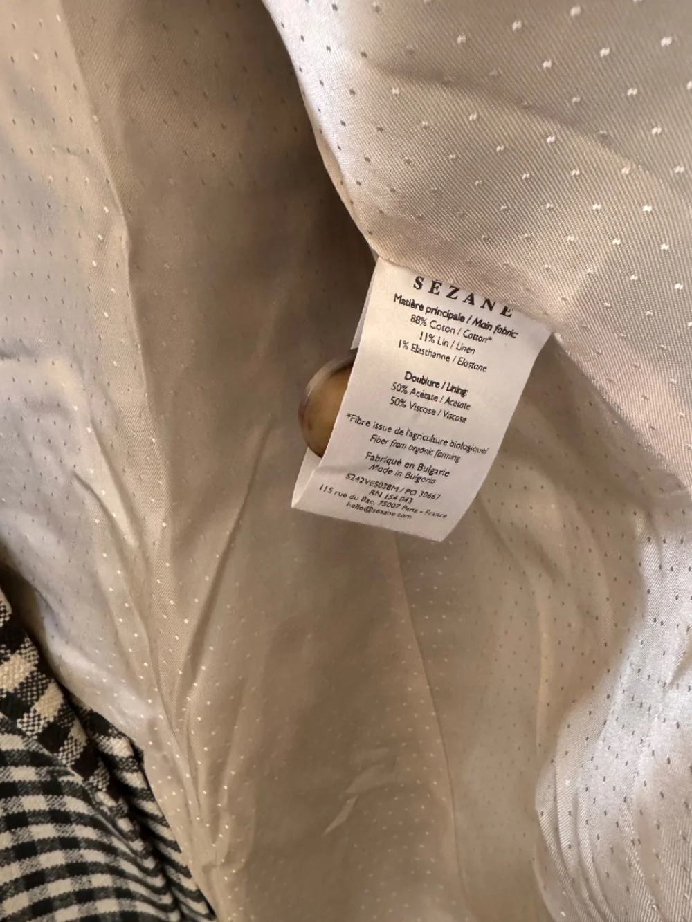 Sezane Chelsea Jacket - Picture 6 of 7